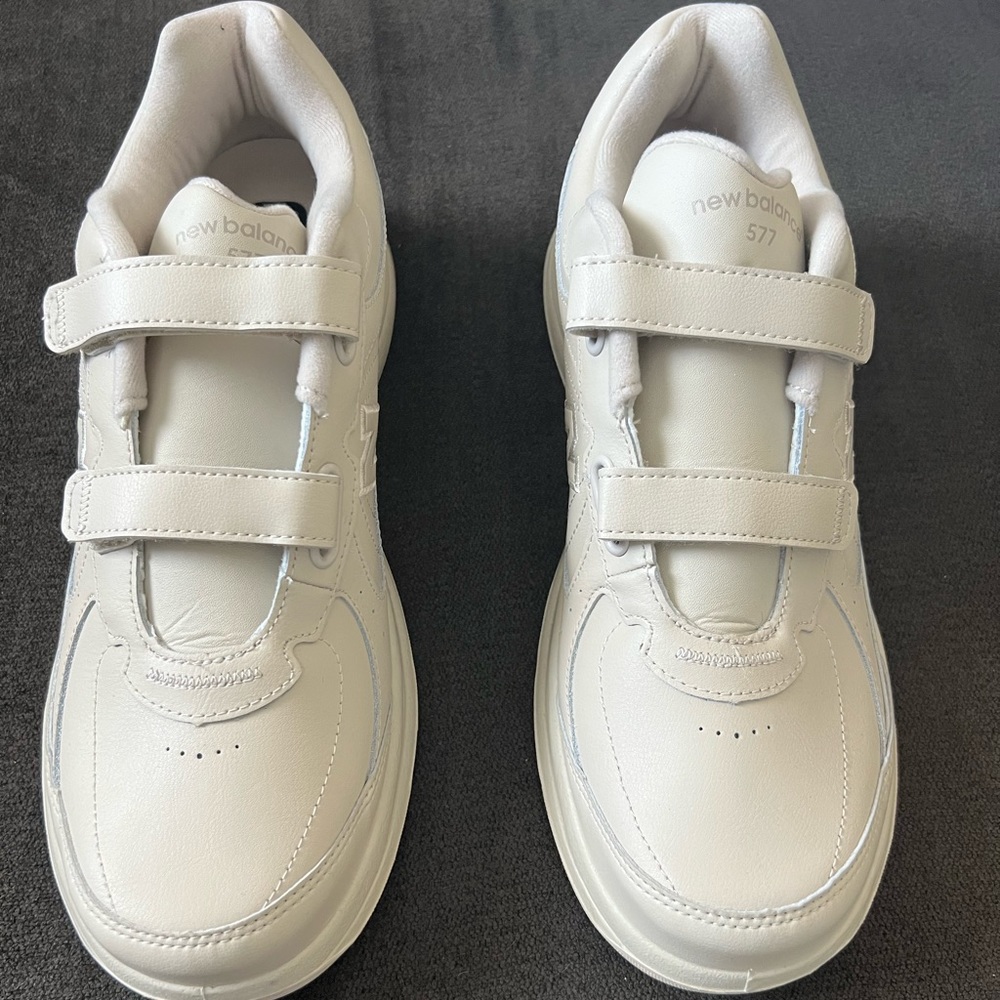 🆕 NWOB- NEW BALANCE 577 Bone Leather Dual Strap Walking Shoes Men's Sz. 12D